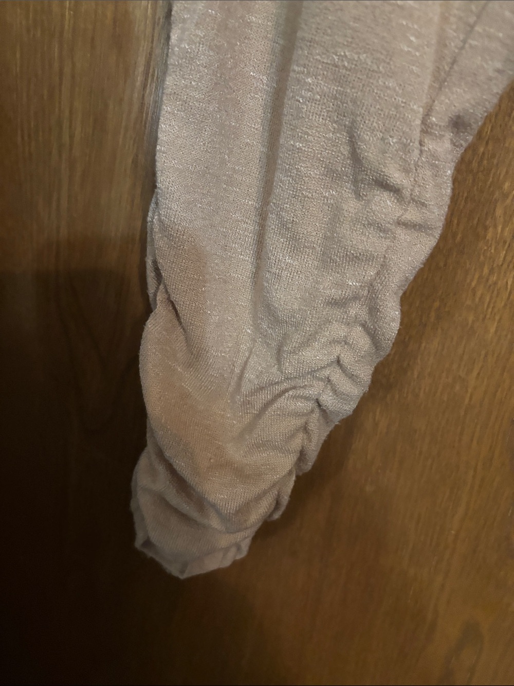 Spell Beige Gold Drawstring Ruched Leggings - Picture 3 of 6